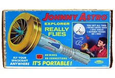 Vintage 1967 Johnny Astro Portable Controlled Space Flight Explorer w/Box Works