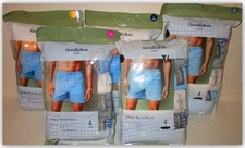 Goodfellow 4pr Classic Woven Boxers S or XXL comfort fit Blues/prints