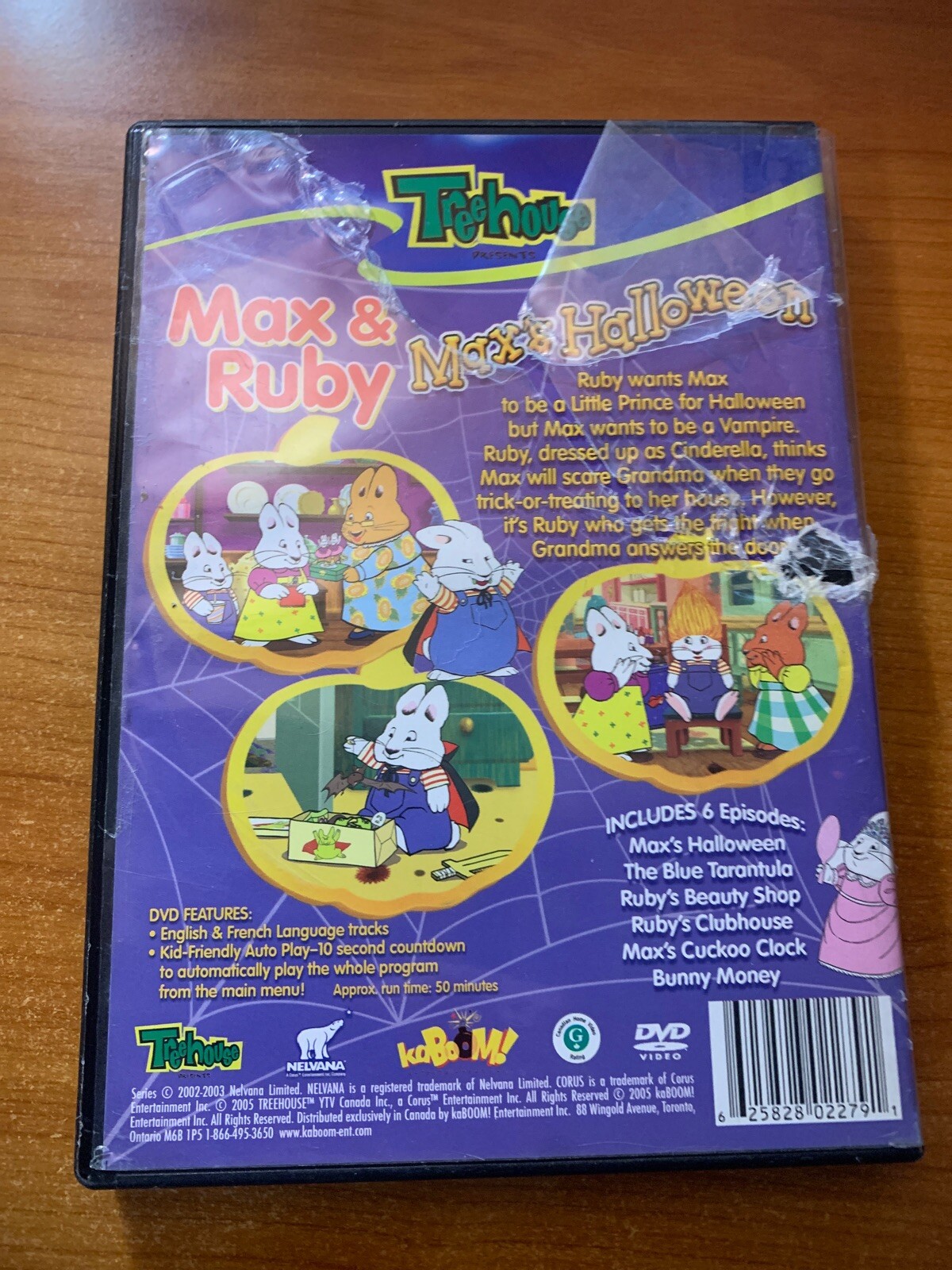 Max and Ruby Maxs Halloween (DVD, 2005, Canadian French) Treehouse