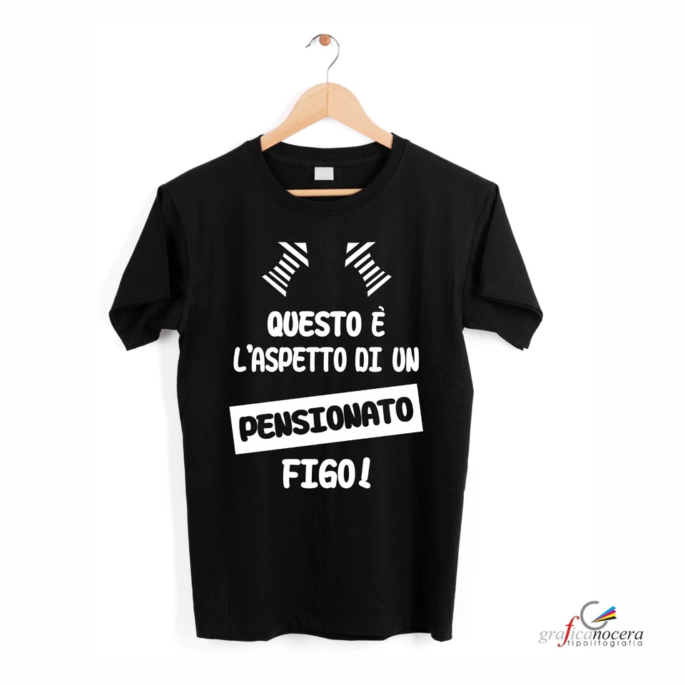 T-Shirt Questo è l'aspetto di un Pensionato Figo idea regalo simpatica - Immagine 2 di 2