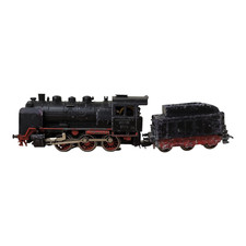 Modellino di locomotiva a vapore con tender in metallo Märklin RM 800+809