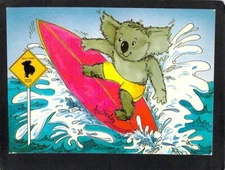 B6078 Australia Humour Koala Surfing postcard