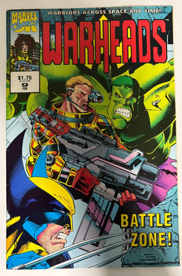 Marvel Comics Warheads Battle zone #9 February