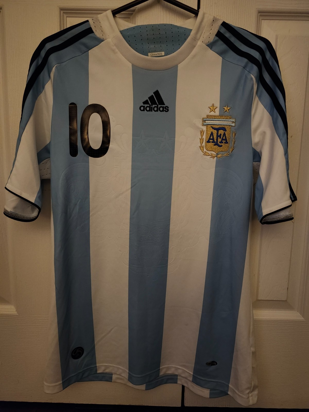 Lionel Messi Argentina 2008 jersey