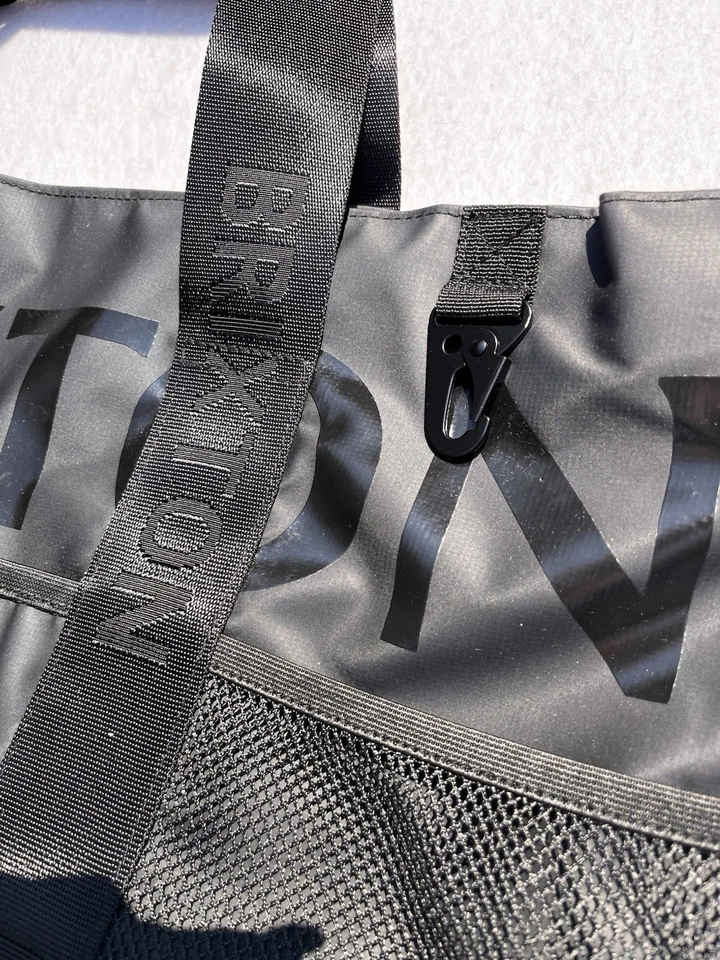 Bolso de Mano Brixton Grande Negro Gimnasio Playa Malla Bolsillos 22x15 Nuevo sin Etiquetas Foto 4 de 4
