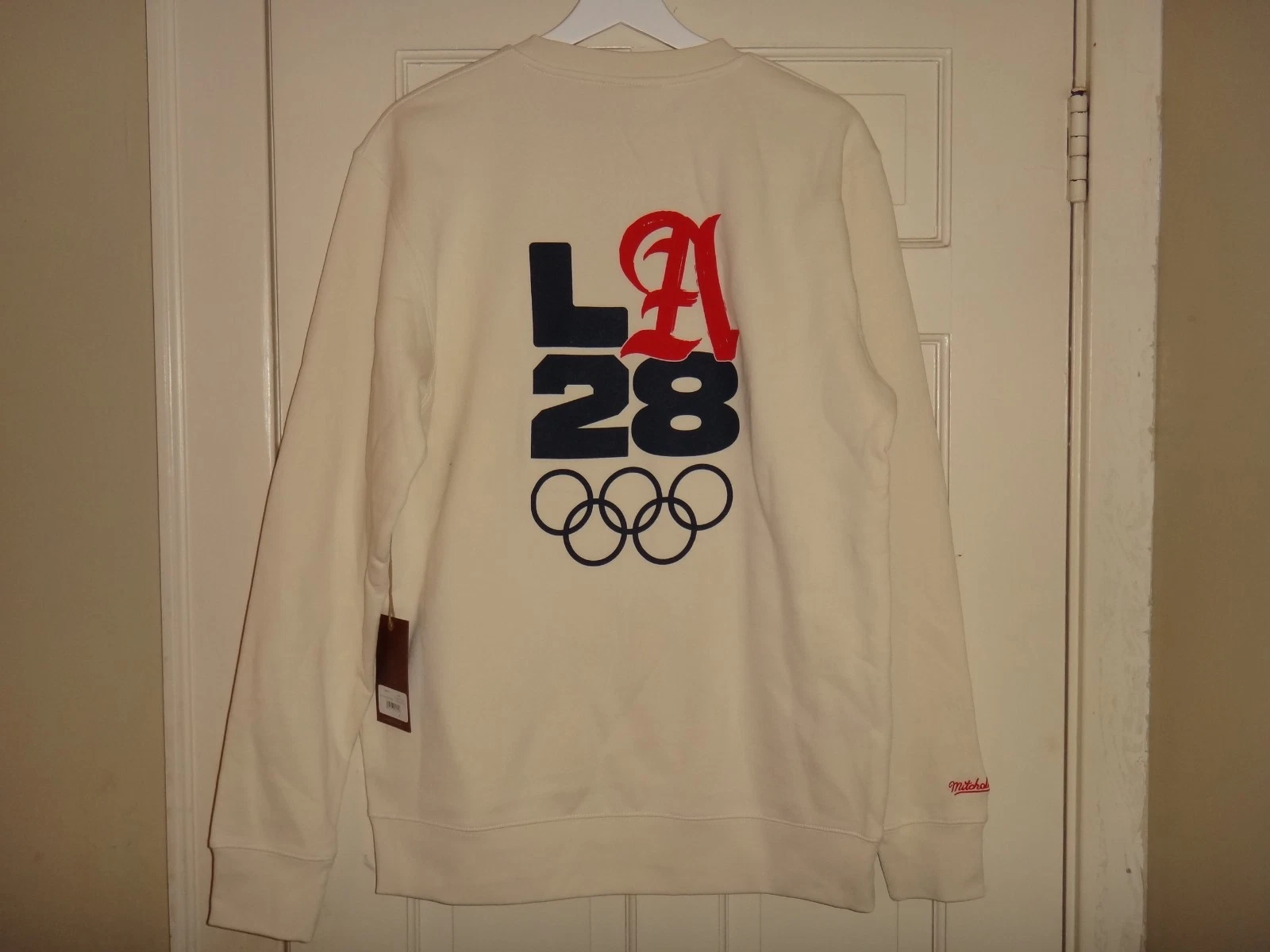 Olympics 2028 LA28 Mitchell & Ness Men's Fleece Crewneck Sweatshirt NWT - product detail image 2