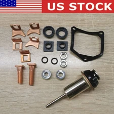 Starter Solenoid Repair Rebuild Kit Plunger Contacts Set For Toyota For Honda