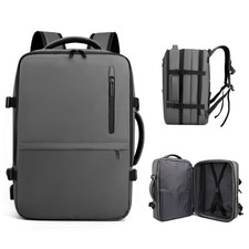 Travel Backpack for Men Women, Expandable Backpacks with USB Charging Port fo...