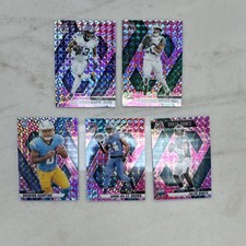 Panini Mosaic NFL Mosaic Prizm 5-Card Lot 2024 - Hurts, St. Brown, Hall, Jones
