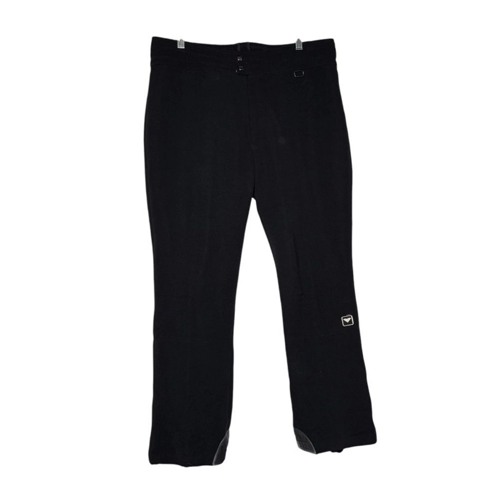 Obermeyer Men's Ski Snow Pants Black Size 36R Lined Wool Nylon Stretch