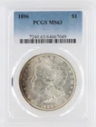 1896 Morgan Silver Dollar PCGS MS63 S$1 Philadelphia Minted No Reserve