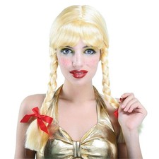 Blonde Pigtail Wig for Women (Pack of 1) - Realistic Design, One Size, 