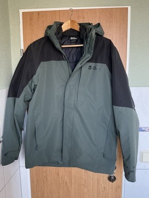 Jack Wolfskin Herren Romberg 3IN1 JKT M Slate Green Gr. L Jacke Outdoor Hiking