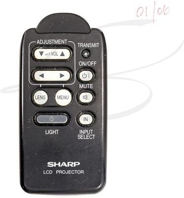 Genuine Sharp LCD Projector Remote Control XV-S95U / H37U   Free Shipping
