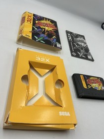 Shadow Squadron Sega Genesis 32x Complete w/ Box, Manual✅