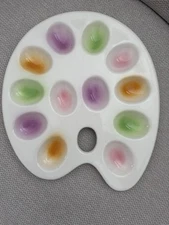 Vintage Egg Plate by Lillian Vernon 