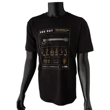 PRS DGT Tee, Black, Large