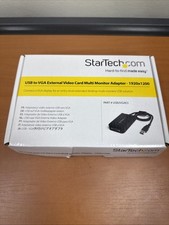 StarTech.com USB2VGAE3 USB To VGA Video Card Multi Monitor Adapter.
