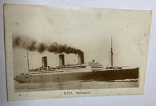 Vintage postcard picture of the R M S Berengaria SHIP in the early 1900s