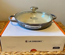 Le Creuset Enameled Cast Iron Signature Round Braiser w/ Glass Lid, 2.25 Qt.