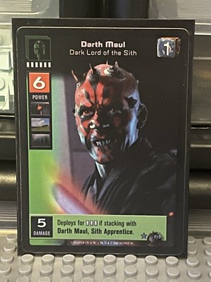 2000 Young Jedi Battle Of Naboo Darth Maul Lord Of The Sith Foil #F10 CCG TCG