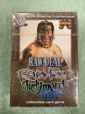 Raw Deal Mania CCG Revolution 3 Judgement Day Umaga Starter Deck Sealed