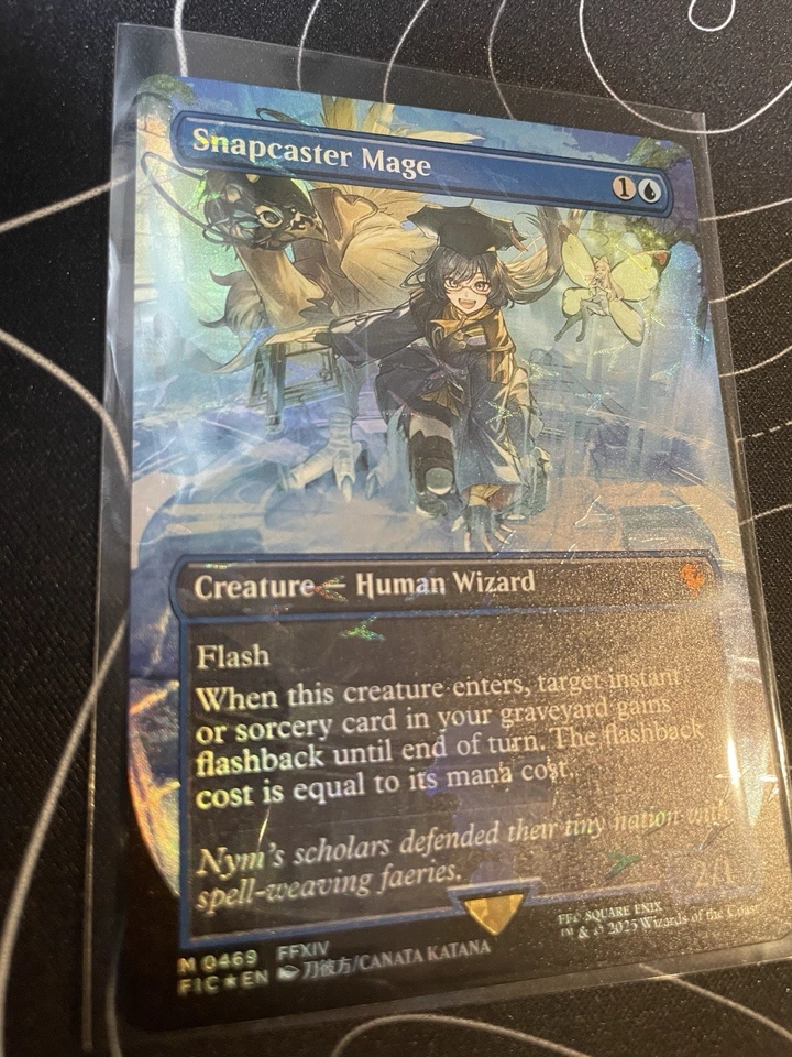 Snapcaster Mage (Borderless) (Chocobo Track Foil) Commander - Image 3 of 4