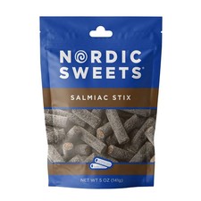 Nordic Sweets&reg; Salty Licorice Salmiac Heksehyl Stix (6/5oz)