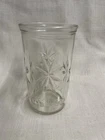 Anchor Hocking Vtg Star MCM Atomic Starburst Glass Jelly Jar Juice Glass