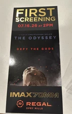 The Odyssey 70mm IMAX First Screening Commemorative Ticket