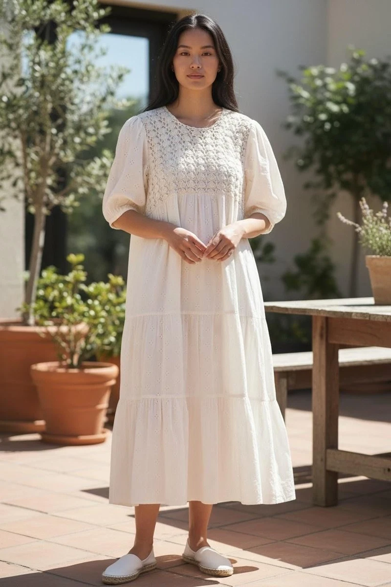 sachin and babi light blue dress Milly Anna Grand Fleur Floral-Embroidered Maxi Dress