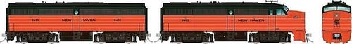 Locomotoras Rapido HO FA-1 FB-1 New Haven DCC y sonido # 37527-1 y 527-2 | Condition: New
