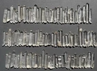 100pcs Bulk Thin Lemurian Polished Clear Quartz Crystal Points Wand Specimens