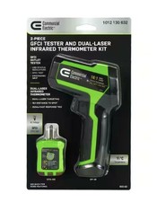 Commercial Electric 16:1 Dual Laser Infrared Thermometer Home Tester Kit Pro