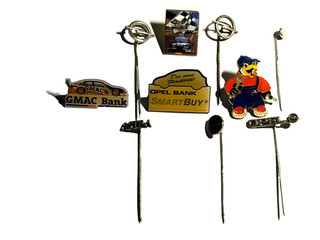 Pins Bundle 10 Old Different Opel Pins / Needle from Collection