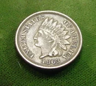 1863 Civil War Issue==Indian Head Penny==Nice looking Coin--vg-vf