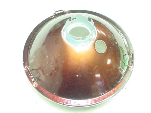NEW TRIUMPH BSA NORTON MATCHLESS 7 INCH HEADLIGHT REFLECTOR DOMI RACER # 05-0143 - Picture 2 of 2