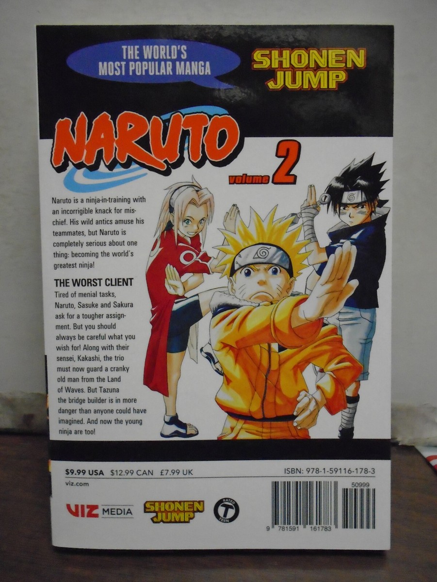 Shonen Jump NARUTO Volumes 1-7 English Manga Set VIZ VF/NM | eBay