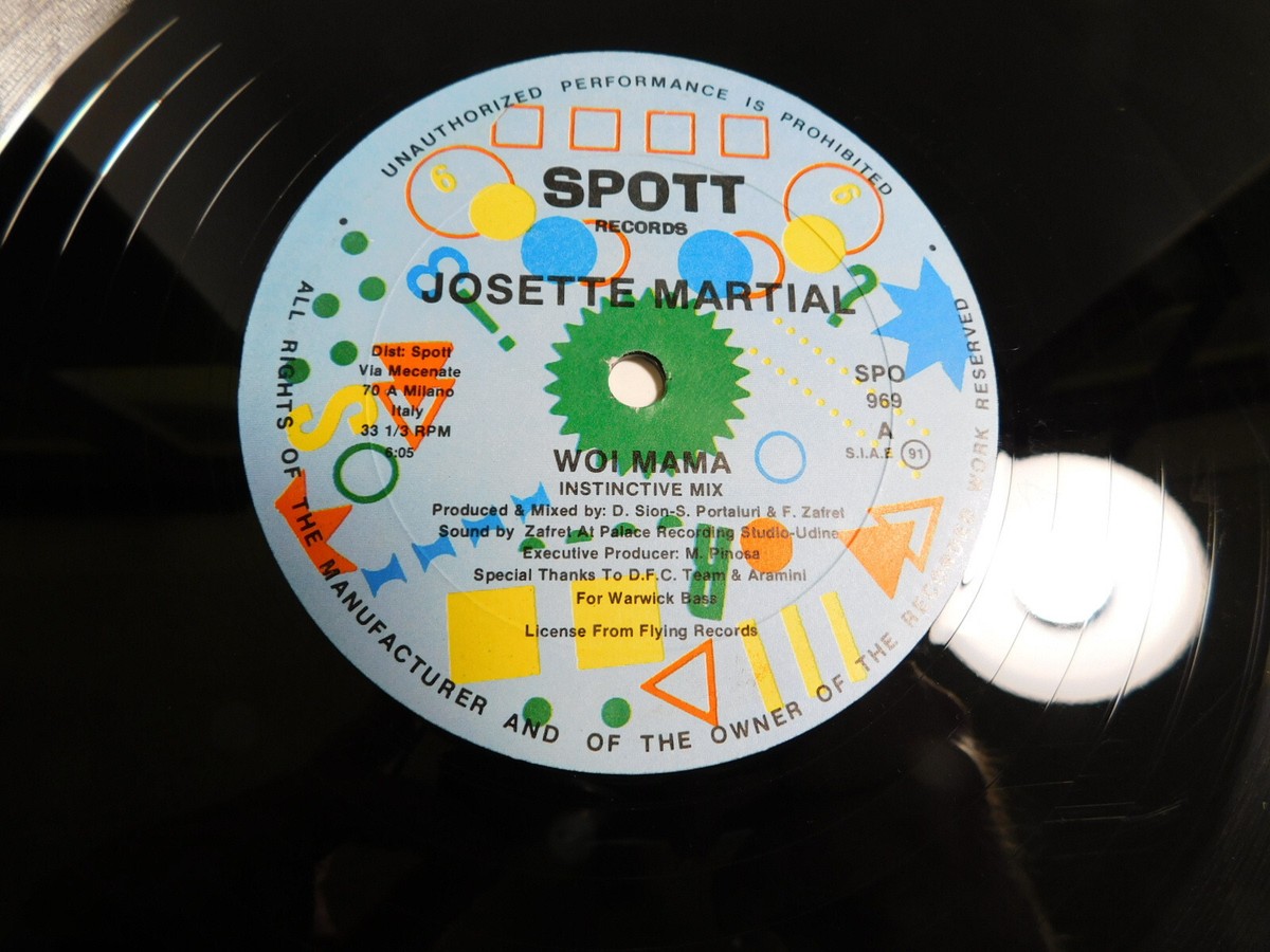 Josette Martial – Woi Mama 1991 Italy 12