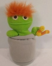 Tyco Sesame Street Beans OSCAR the GROUCH Muppet 8" Plush Vintage 1997