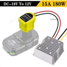 DIY Adapter Step Down DC Voltage Converter For RYOBI 18V To 12V Battery Dock
