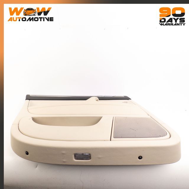 06-13 BENTLEY CONTINENTAL FLYING SPUR REAR LEFT INTERIOR DOOR PANEL BEIGE OEM
