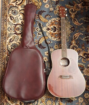 Oscar Schmidt OG21TM Acoustic Western Gitarre mit Tonabnehmer System und Tasche