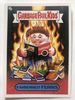 Garbage Pail Kids 2022 Topps Stickerbuch Worms Fahrenheit Ferris 81a