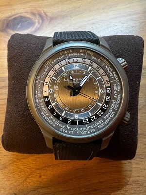 Chopard watch mens automatic world timer 