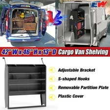 Van Shelving Storage System Fit Ford Transit, GM,NV, Promaster, Sprinter, Metris