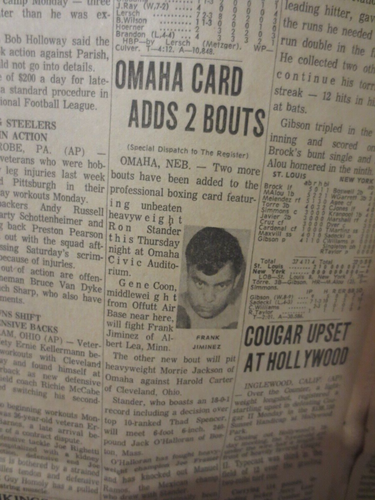 1971 ZEITUNG MUHAMMAD ALI TKO'S JIMMY ELLIS 12. RUNDE - 6 SEITEN - SCHÖN - Bild 4 von 8