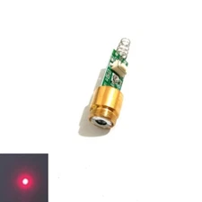 1pc 650nm 100mW Red Laser Module DIY With Light Touch Switch Spring 12x15mm