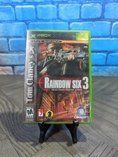Tom Clancy's Rainbow Six 3 (Microsoft Xbox, 2003) Game, Case, and Instructions