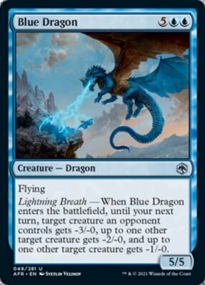 Blue Dragon ~ Adventures in the Forgotten Realms [ NearMint ] [ Magic MTG ]